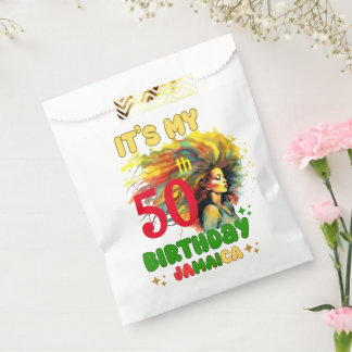 Island Vibes Jamaica Birthday Girl Group Matching Geschenktütchen