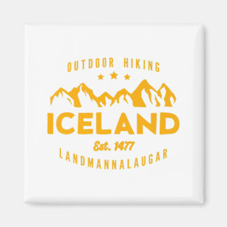 Island WanderLANDMANNALAUGAR Est. 1477 Prämie T Magnet