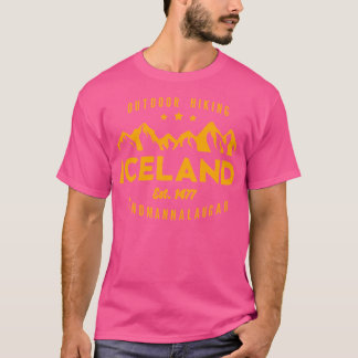 Island Wandern Landmannalaugar Est. 1477 T-Shirt