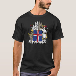 Island-Wappen T-Shirt