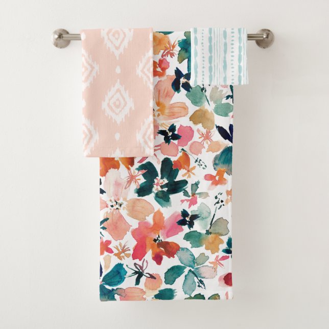 ISLAND ZEIT Tropical Boho Badhandtuch Set (Insitu)
