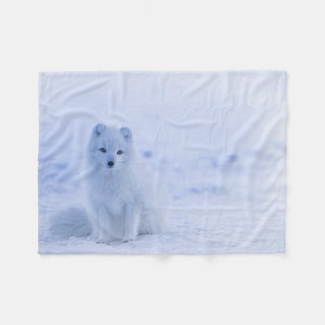 Islandarktischer Fox Fleecedecke (Vorderseite (Horizontal))