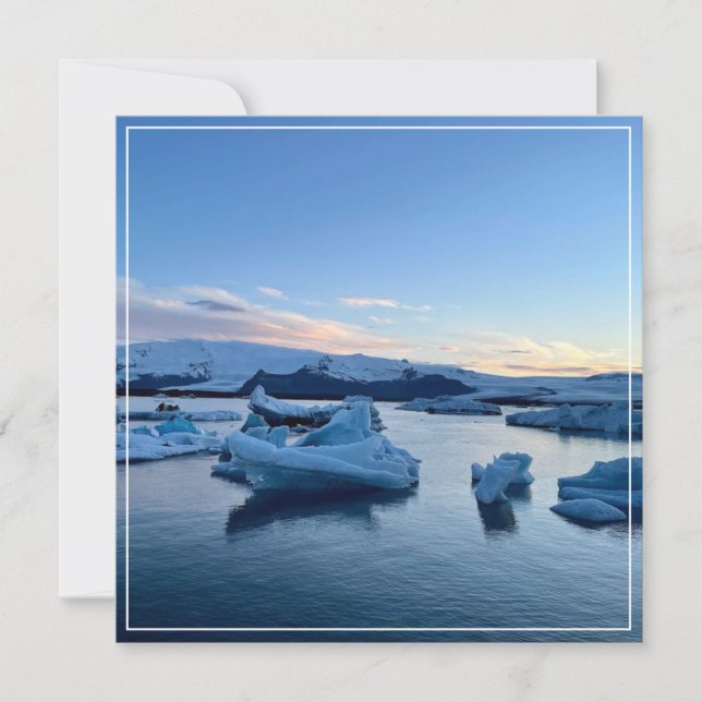 Islande - carte (Devant)