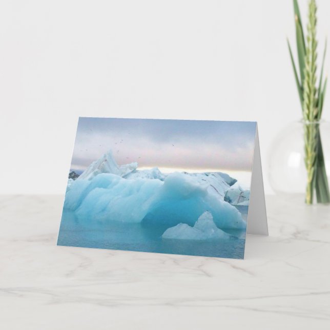 Islande - Carte de vœux/fêtes personnalisée (Devant)