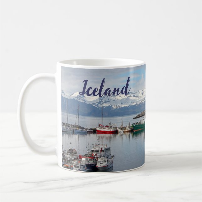 Islande Coffee Mug Cup Husavik Souvenir Memento (Gauche)