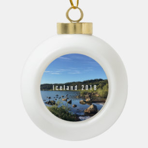 Islande - Ornement céramique personnalisé