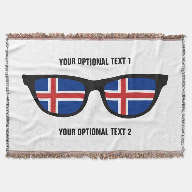 Islande Shades coutume lancer couverture (Devant)