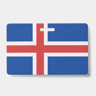 Islandflagge Ausweis