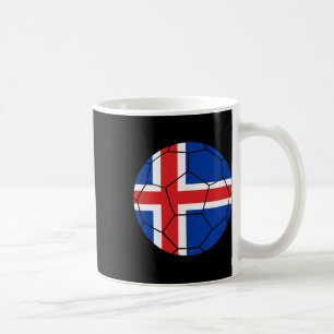 Islandflagge Fußball Island Fußball _1 Kaffeetasse
