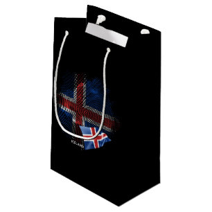 Islandflagge Kleine Geschenktüte