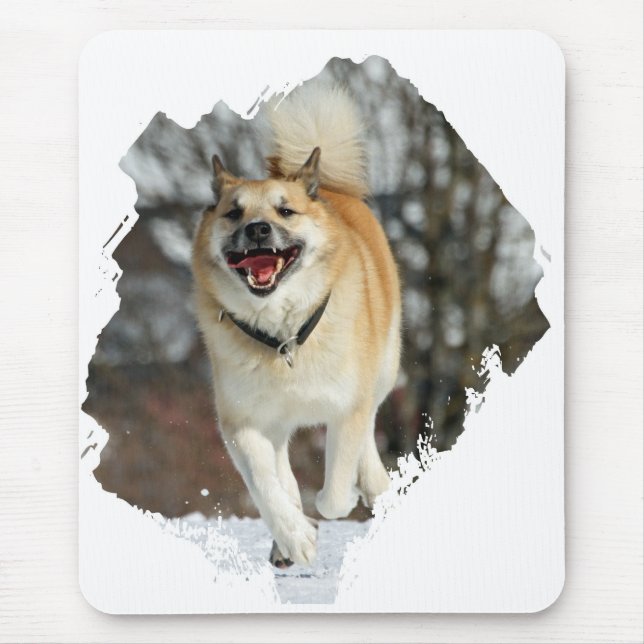 Islandhund Mousepad (Vorne)