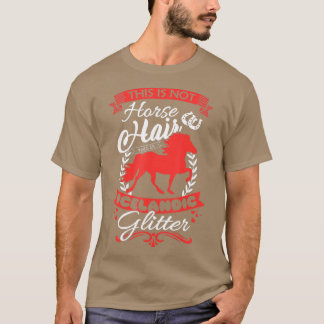 Isländisch Pony Horse Sprichwort Funny Girls Women T-Shirt