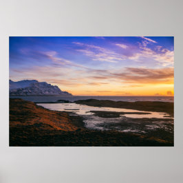 Isländisch Sunrise I Poster