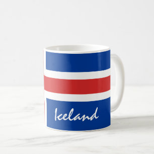 Isländische Fahne & isländische Urlaubs-/Sportfa Kaffeetasse