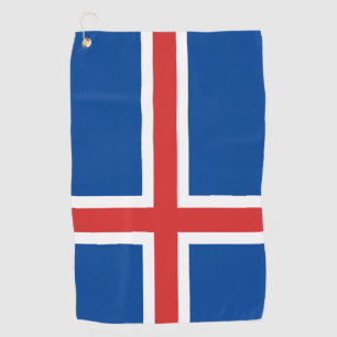 isländische Flagge Golfhandtuch