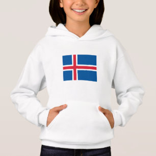 Isländische Flagge Hoodie