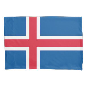 Isländische Flagge Kissenbezug