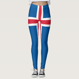 Isländische Flagge Leggings