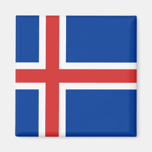 Isländische Flagge Magnet