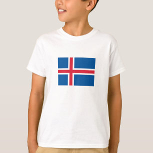 Isländische Flagge T-Shirt
