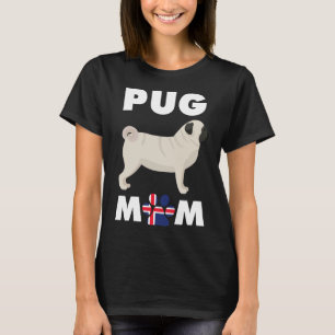 Isländische Hunde Mops Mama Essenzieller T - Shirt