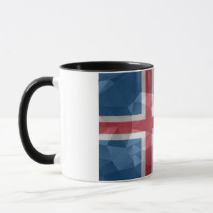 Isländische Keramik im modernen Kunststil Tasse