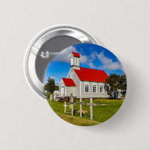 Isländische Kirche Button