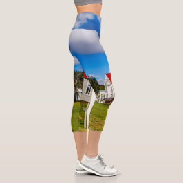 Isländische Kirche Capri Leggings