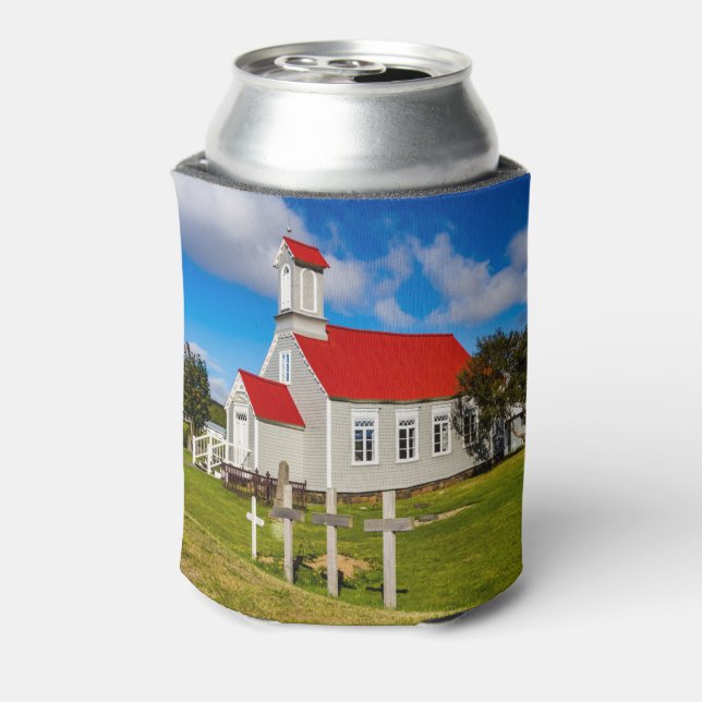 Isländische Kirche Dosenkühler (Kanne Rückseite)