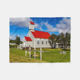 Isländische Kirche Fleecedecke