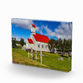 Isländische Kirche Fotoblock