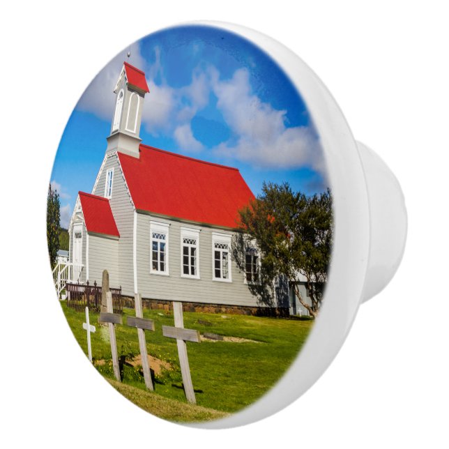 Isländische Kirche Keramikknauf (Rechts)