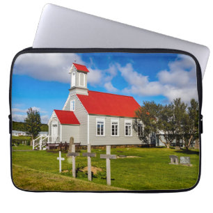 Isländische Kirche Laptopschutzhülle