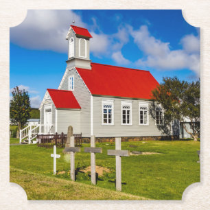 Isländische Kirche Untersetzer