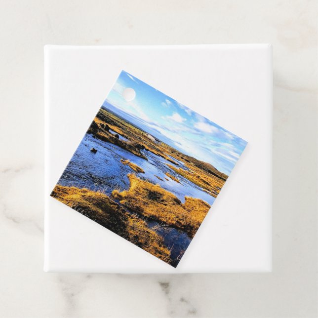Isländische Landschaft - Geschenkanhänger (Beispiel)