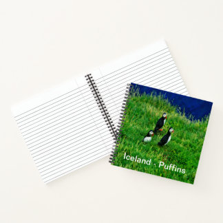 Isländische Puffins Notizbuch