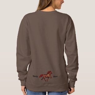 Isländische Stickerei aus den 1930er Jahren Besticktes Sweatshirt
