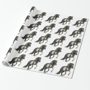 Isländische Stute Brana Geschenkpapier