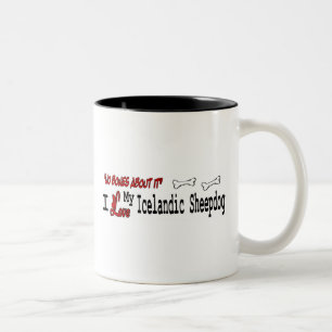 Isländische Tasse Sheepdog (I Liebe)
