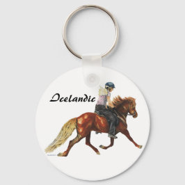 Isländische Trot Schlüsselanhänger