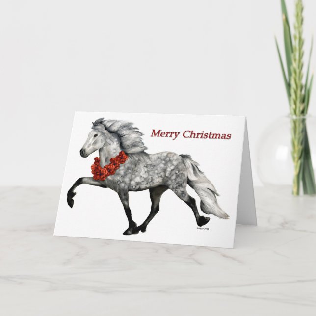 Isländische Weihnachten Karte (Vorderseite)