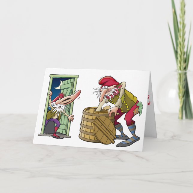 Isländische Weihnachtskarte Feiertagskarte (Vorderseite)