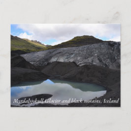 Isländischer Gletscher Postkarte