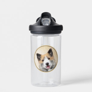 Isländischer-Schäferhund-Malerei - Original-Hundek Trinkflasche