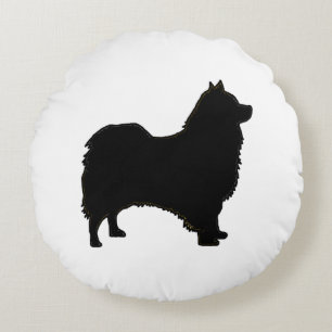Isländischer Schäferhundsilo black.png Rundes Kissen