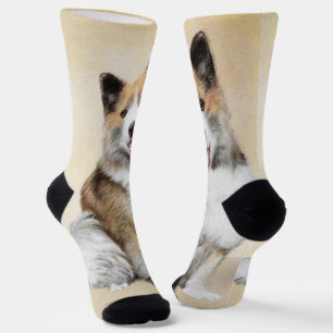 Isländischer Schafhund Malerei - Originale Hundeku Socken