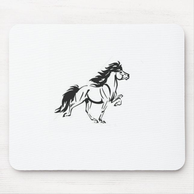 Isländisches Pferd Mousepad (Vorne)