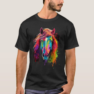 Isländisches Pferd Reiten Dressur Springen Pferd T-Shirt