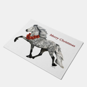 Isländisches Pferd Weihnachten Fußmatte