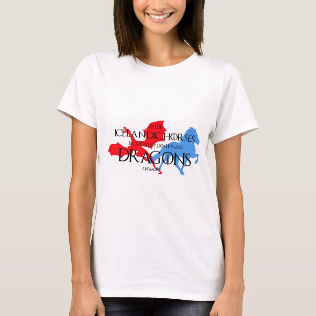 Isländisches Pferdet-shirt T-Shirt (Vorderseite)